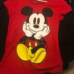 NWOT Mickey Mouse Front and Back Tee